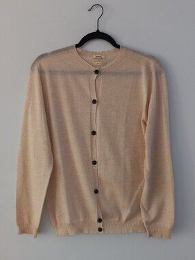 BELLEROSE very thin merino wool cream cardigan